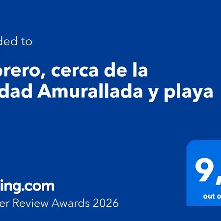 Cabrero, Cerca De La Ciudad Amurallada Y Playa Apartment *